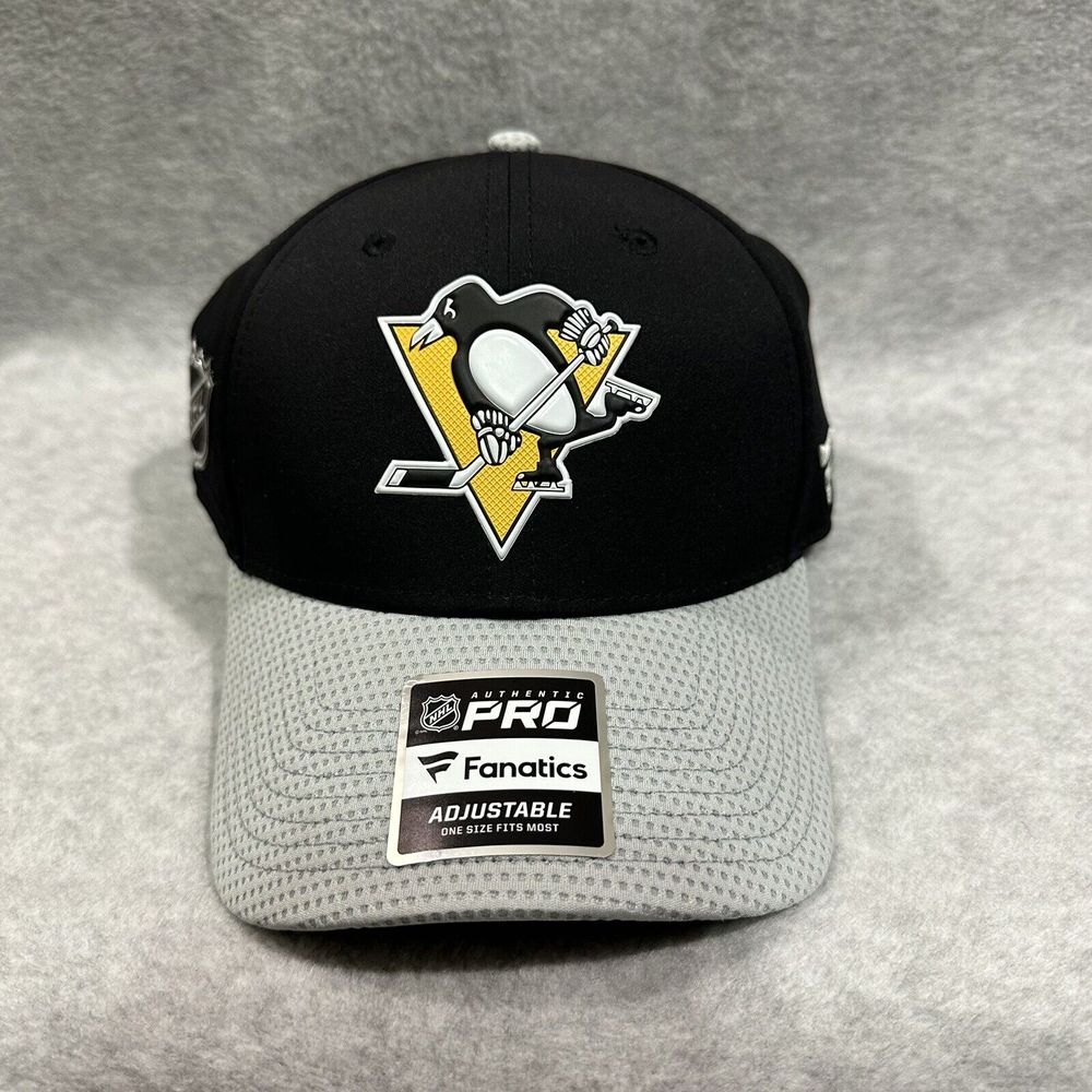 Pittsburgh‎ Penguins Pro Fanatics NHL Stanley Cup  Adjustable Hockey Hat